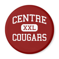 Centre - Cougars - High - Lost Springs Kansas magnets