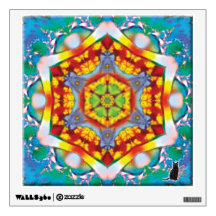 “Centris” Kaleidoscope “PixPane(TM)” Wall Decal