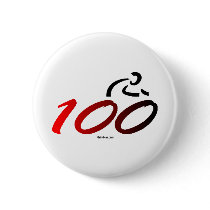 Century bike ride pinback buttons