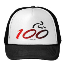 Century bike ride hats