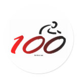Century bike ride stickers