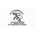 CEO CHRISTIE JOHNSON V.P CHERRO... business cards by GANGSTERMS CEO CHRISTIE JOHNSON V.P CHERRO... business cards