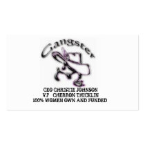 CEO CHRISTIE JOHNSON V.P CHERRO... business cards by GANGSTERMS CEO CHRISTIE JOHNSON V.P CHERRO... business cards