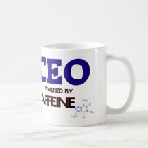 Ceo Powered by caffeine Coffee Mug