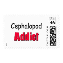 Cephalopod Addict Postage Stamp