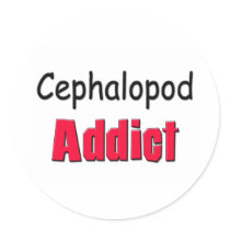 Cephalopod Addict stickers