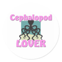 Cephalopod Lover stickers