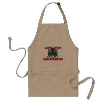Cephalopod trapped in a human body apron