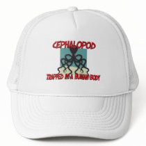 Cephalopod trapped in a human body hats by AnimalShirts Cephalopod trapped in a human body hats