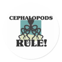 CEPHALOPODS Rule! stickers