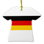 Ceramic Sports Shirt With Germany Flag