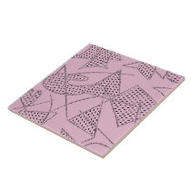 Ceramic Tile : ATOMIC BOOMERANG - PINK FLOYD