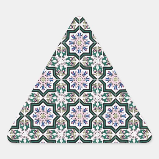 Ceramic tiles triangle stickers