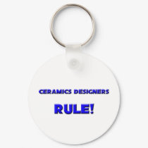 Ceramics Designers Rule! keychains