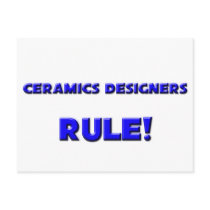 Ceramics Designers Rule! postcards