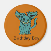 Cerberus - Book of Monsters - Ancient Greece Magnets