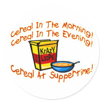 Cereal All The Time stickers
