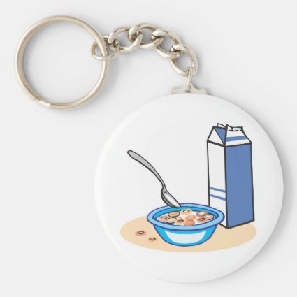 cereal and milk keychains