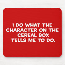 Cereal Box Mousepad