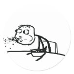 Cereal Guy II Round Stickers