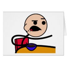 Cereal Guy in Color! Greeting Card