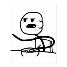 Cereal Guy Postcard