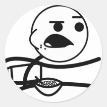Cereal Guy !! Round Stickers