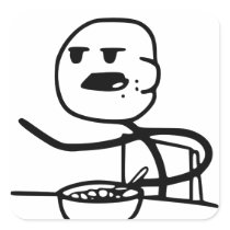 Cereal Guy Sticker