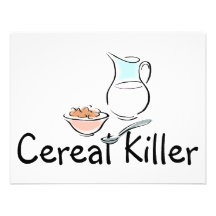 Cereal Killer Custom Invite