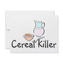 Cereal Killer invitations