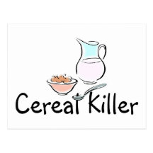 Cereal Killer Postcards