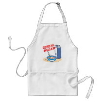 cereal serial killer aprons