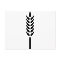 cereal wheat spike postcards by Tomaniac cereal wheat spike postcards