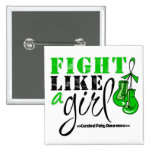 Cerebral Palsy Awareness Fight Like a Girl buttons