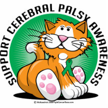Cerebral Palsy Cat Photo Cut Outs