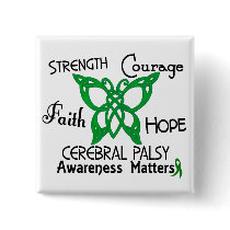 Cerebral palsy Celtic Butterfly 3 Pin