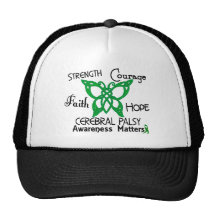 Cerebral palsy Celtic Butterfly 3 Mesh Hats