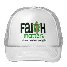 Cerebral Palsy Faith Matters Cross 1 Hats