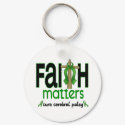 Cerebral Palsy Faith Matters Cross 1 keychains by awarenessgifts Cerebral Palsy Faith Matters Cross 1 keychains