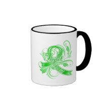 Cerebral Palsy Fight Like a Girl Flourish Coffee Mug