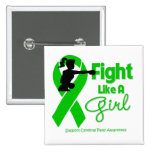 Cerebral Palsy Fight Like A Girl Knock Out buttons