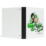 Cerebral Palsy Fist - Fight Like a Girl Vinyl Binders