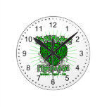 Cerebral Palsy Heart I Fight Like A Girl wall clocks