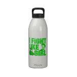 Cerebral Palsy I Fight Like A Girl (Grunge) water bottles
