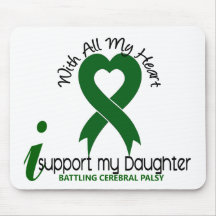 Cerebral Palsy I Support My Daughter Mouse Pads