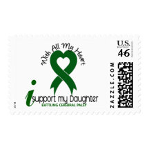 Cerebral Palsy I Support My Daughter Postage Stamp