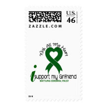 Cerebral Palsy I Support My Girlfriend Stamp