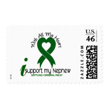 Cerebral Palsy I Support My Nephew Postage Stamps