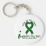 Cerebral Palsy I Support My Son Keychains