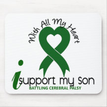 Cerebral Palsy I Support My Son Mouse Pads